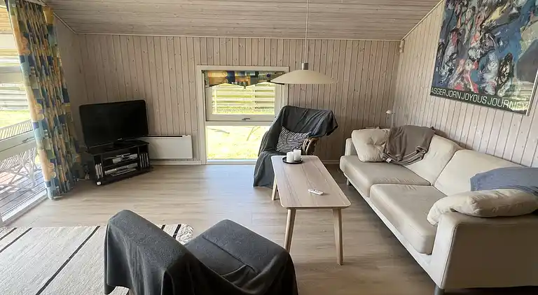 Modern vakantiehuis op 200 meter van het strand.