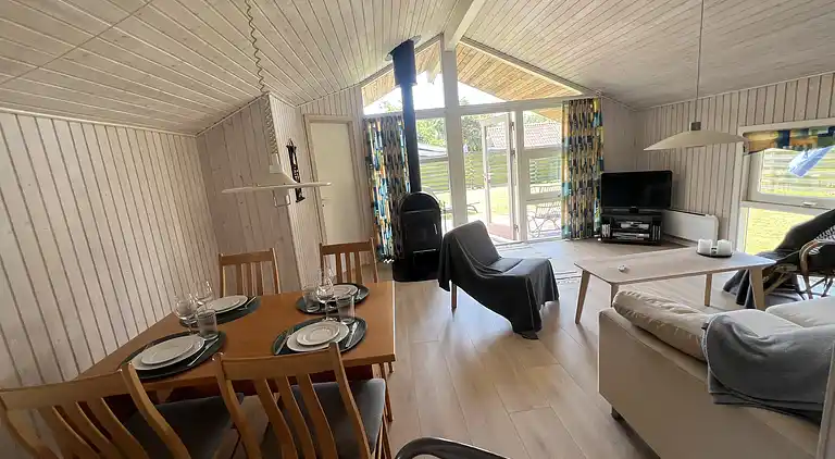 Modern vakantiehuis op 200 meter van het strand.