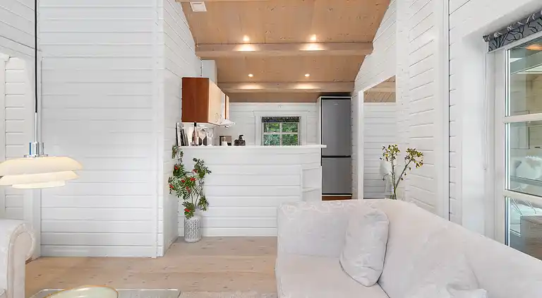 sommerhus med jacuzzi og sauna