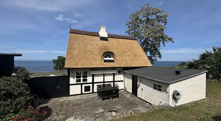 Nyt stråtag - smuk udsigt til hav og  klipper