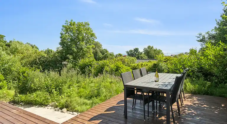 Ferienhaus mit Spa, Sauna und Meerblick