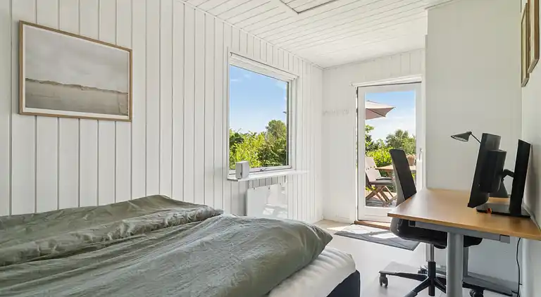 Ferienhaus mit Spa, Sauna und Meerblick