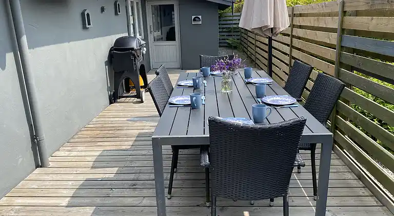 Schönes Ferienhaus nahe schönem Badestrand