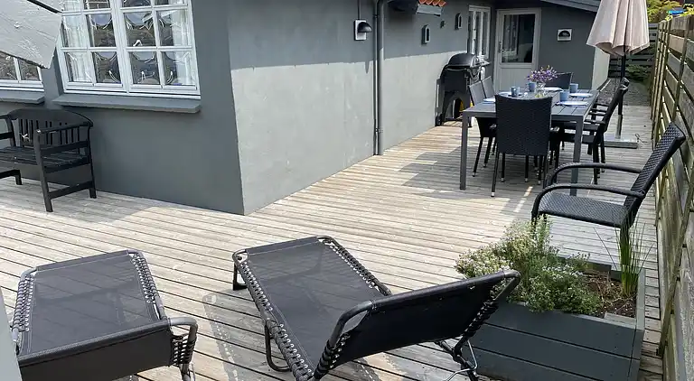 Schönes Ferienhaus nahe schönem Badestrand