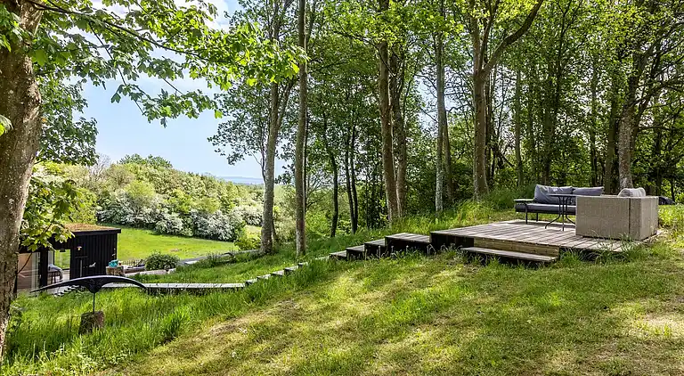 Flott hus i fantastiske omgivelser ved Limfjorden