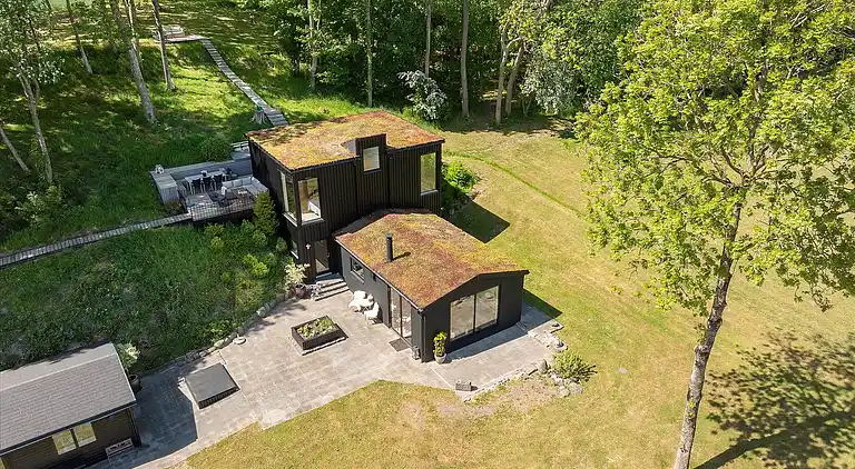Flott hus i fantastiske omgivelser ved Limfjorden