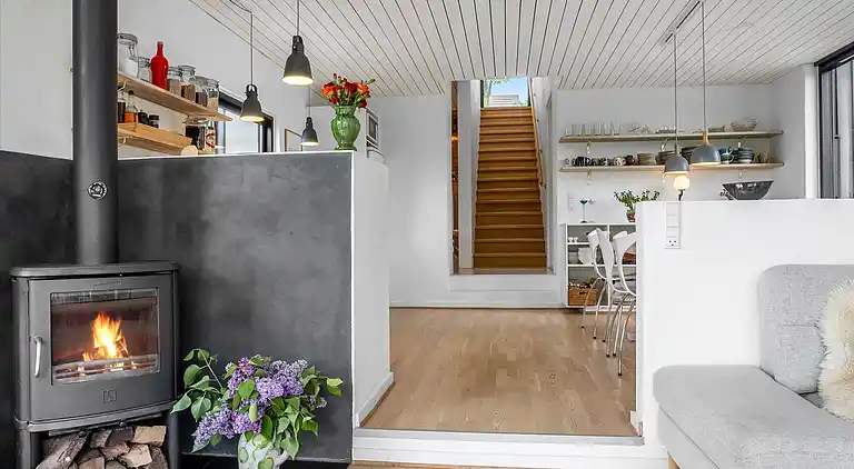 Flott hus i fantastiske omgivelser ved Limfjorden