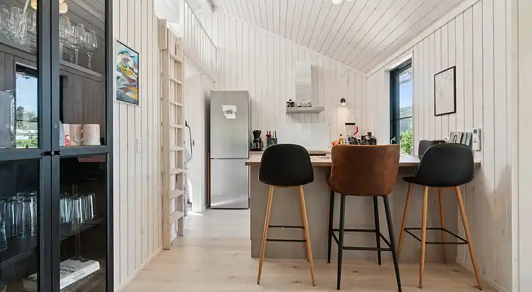 Moderne feriehus nær strand og skøn natur