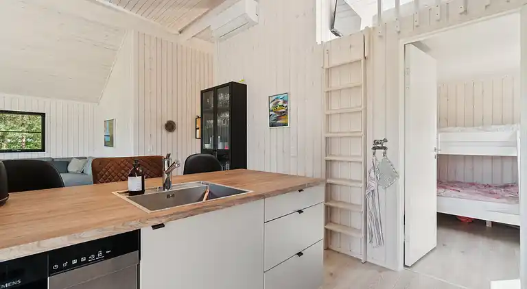 Moderne feriehus nær strand og skøn natur