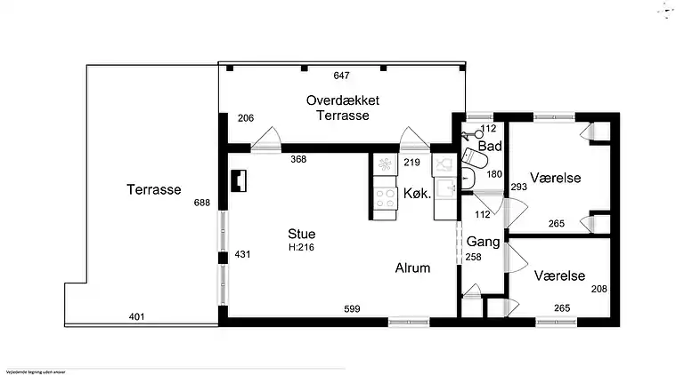 Idyllisk sommerhus på Nordlangeland