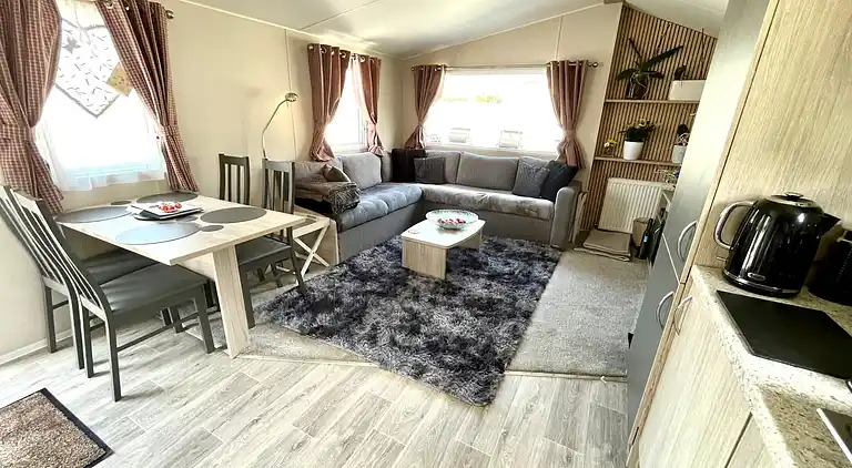 Gemütliche Newquay Lodge mit privatem Whirlpool,