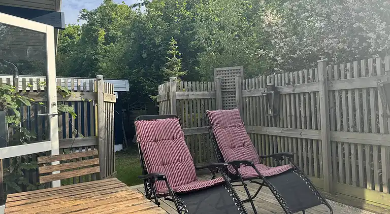 Idyllisches Ferienhaus in Strandnähe