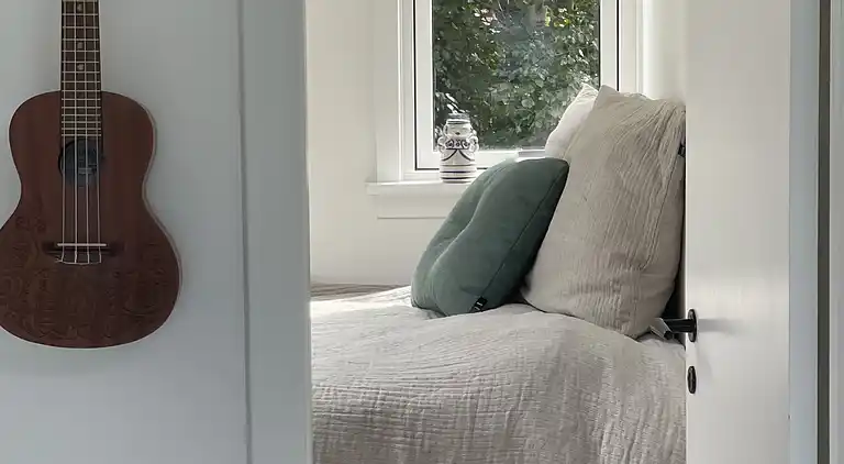 Schönes Ferienhaus mit Meerblick