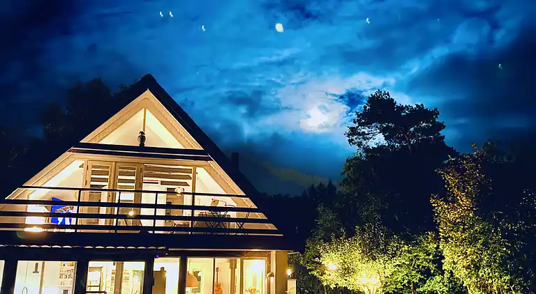 Schönes Ferienhaus mit Meerblick