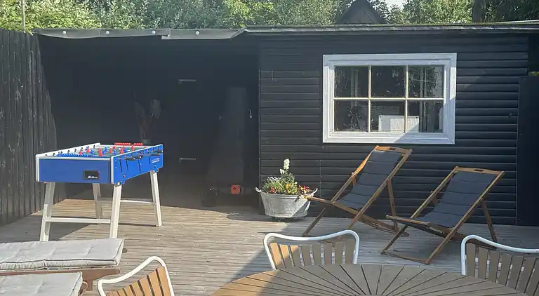 Schönes Ferienhaus mit Meerblick