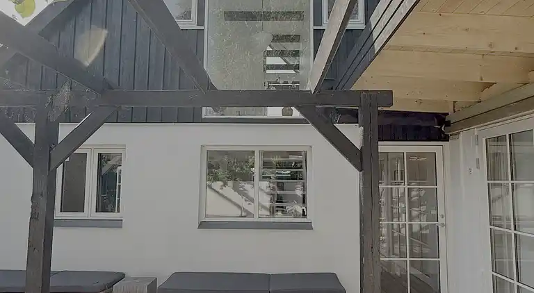 Schönes Ferienhaus mit Meerblick