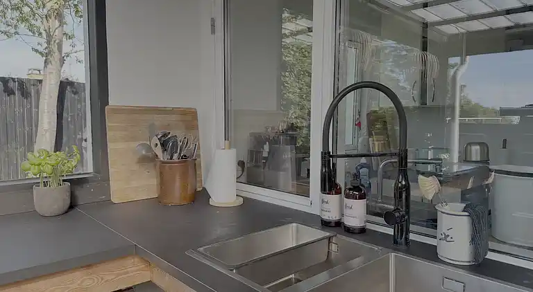 Schönes Ferienhaus mit Meerblick