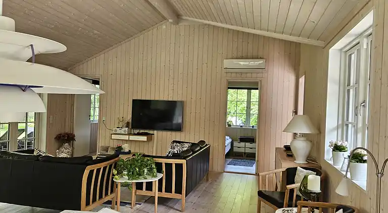 Hyggeligt feriehus kun 300 meter fra Høve Strand