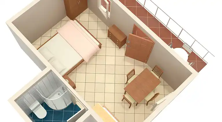 Studio Appartement mit Terrasse Grebastica, Sibenik