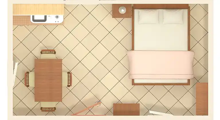 Studio Appartement mit Terrasse Grebastica, Sibenik