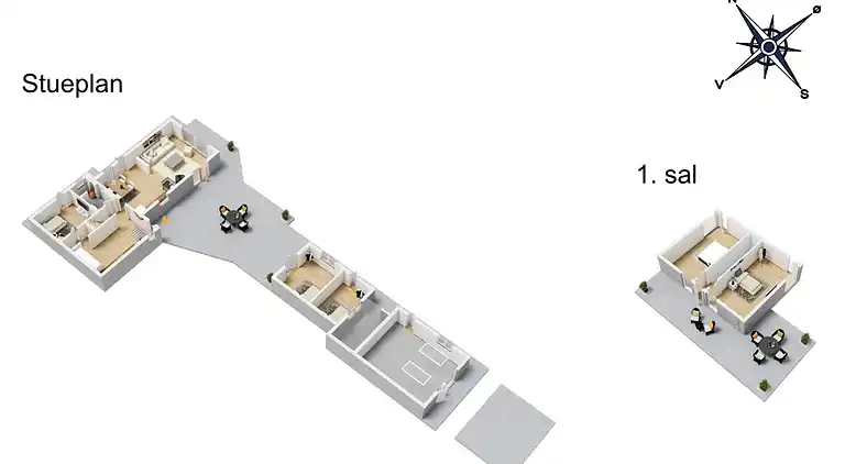 Flott hus i fantastiske omgivelser ved Limfjorden