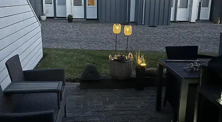 Holiday home in the first row to the North Sea