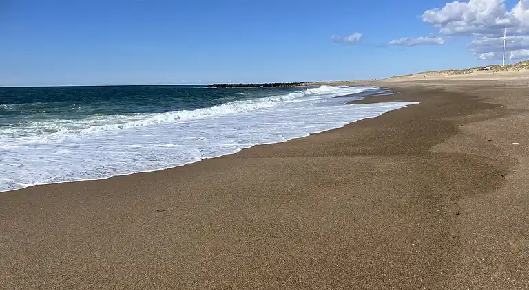 Holiday home in the first row to the North Sea