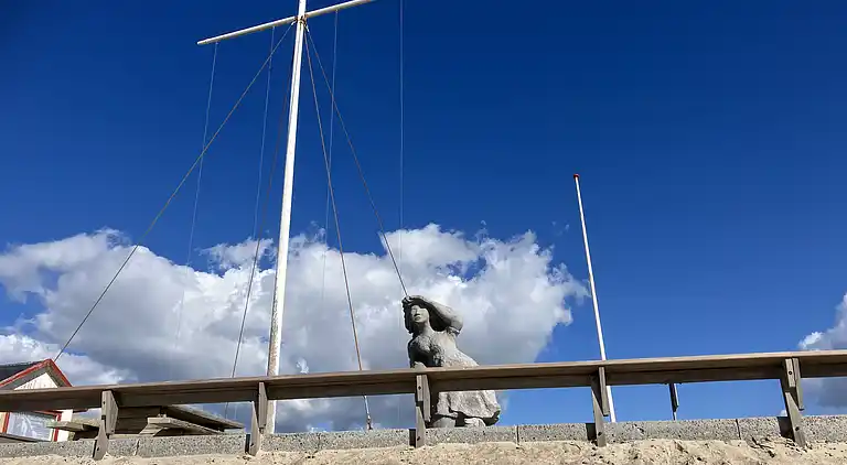 Holiday home in the first row to the North Sea