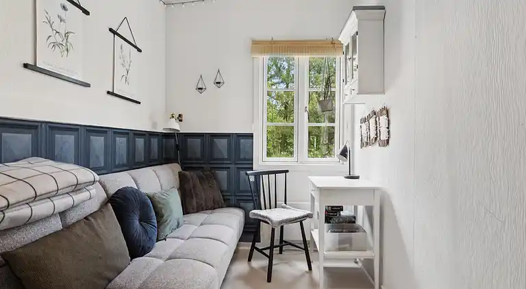 Ruhe, Natur, Schutz und Blick über den Fjord