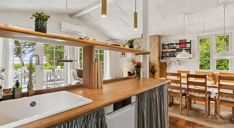 Ruhe, Natur, Schutz und Blick über den Fjord