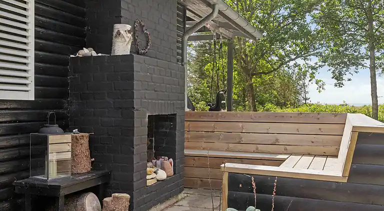 Ruhe, Natur, Schutz und Blick über den Fjord