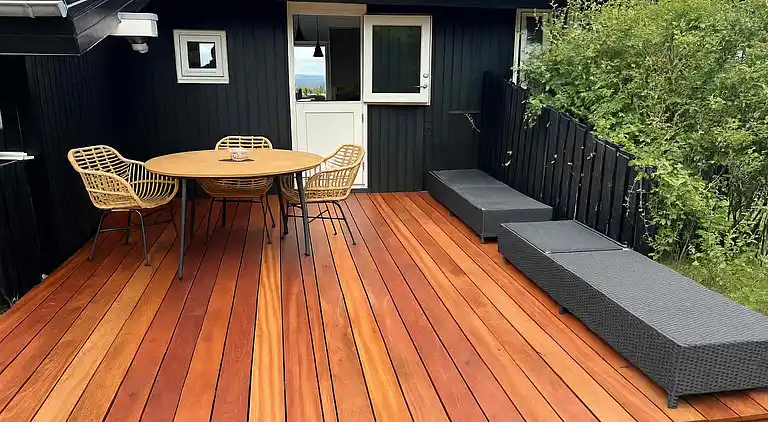 Ferienhaus am Skåstrup Strand mit Meerblick