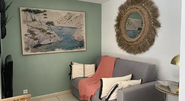 Bikini, eine Wohnung in der Nähe des Platzes