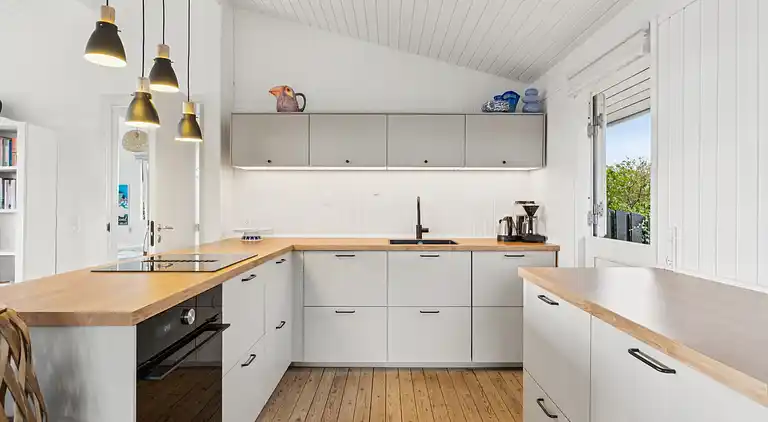 Ferienhaus am Skåstrup Strand mit Meerblick