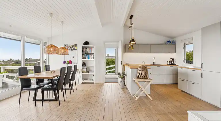 Ferienhaus am Skåstrup Strand mit Meerblick