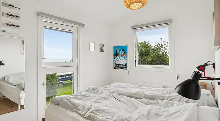 Ferienhaus am Skåstrup Strand mit Meerblick