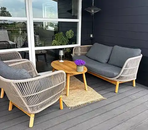 Ferienhaus mit Meerblick