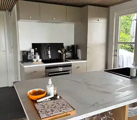 Ferienhaus mit Meerblick