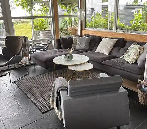 Ferienhaus mit Meerblick