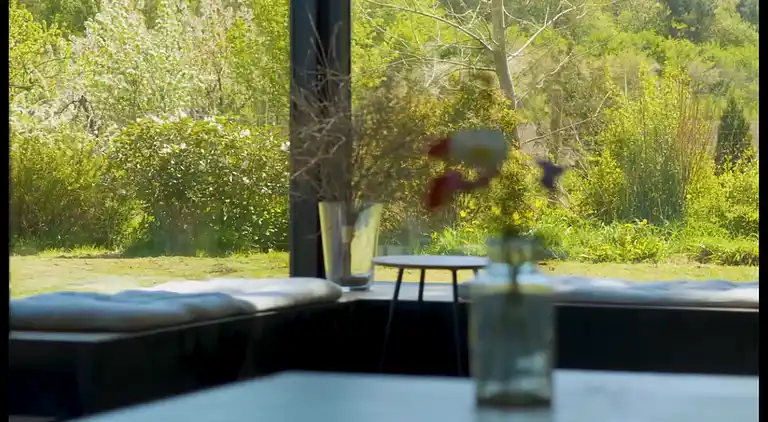 Lyxigt sommarhus på vacker skogsmark