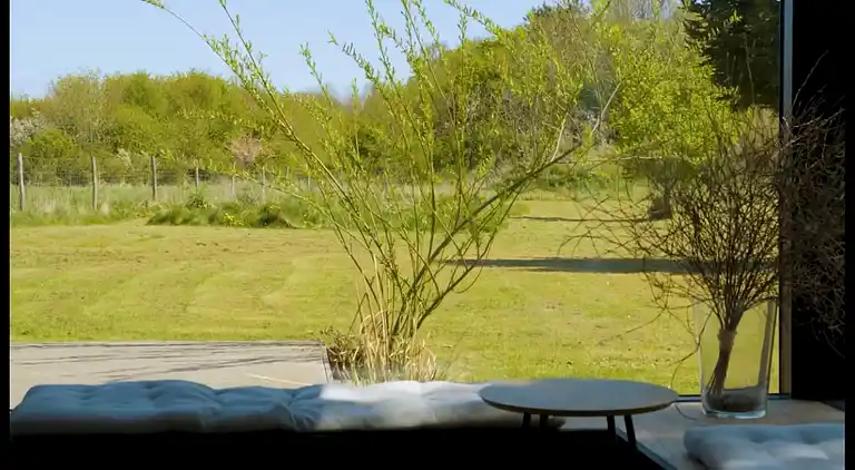 Lyxigt sommarhus på vacker skogsmark