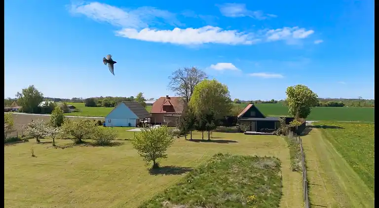 Lyxigt sommarhus på vacker skogsmark
