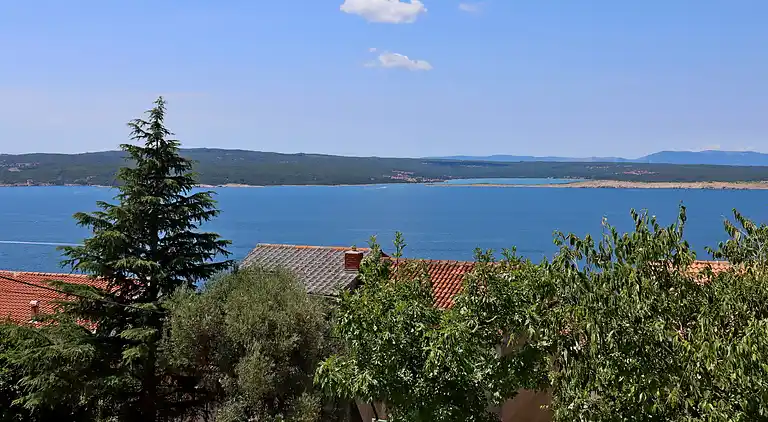 Two bedroom apartment with terrace and sea view Dramalj,