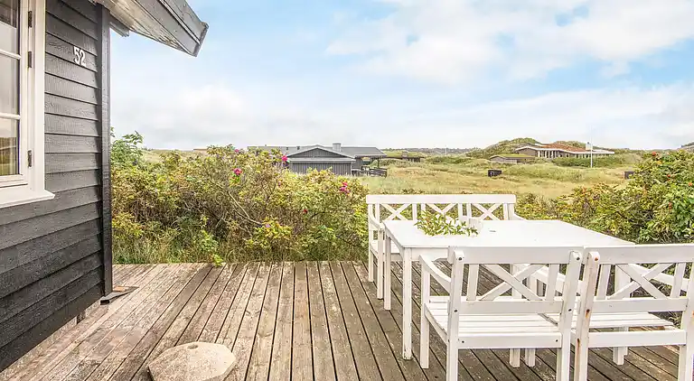 Semesterbostad vid Houvig Strand