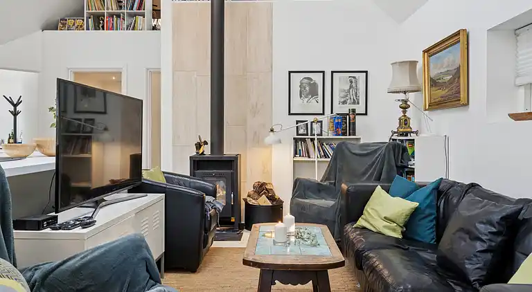 Moderne hus til kip med udespa og sauna 