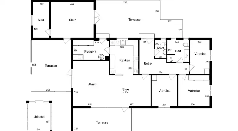 Feriehus på Sydfyn nær strand og smuk natur