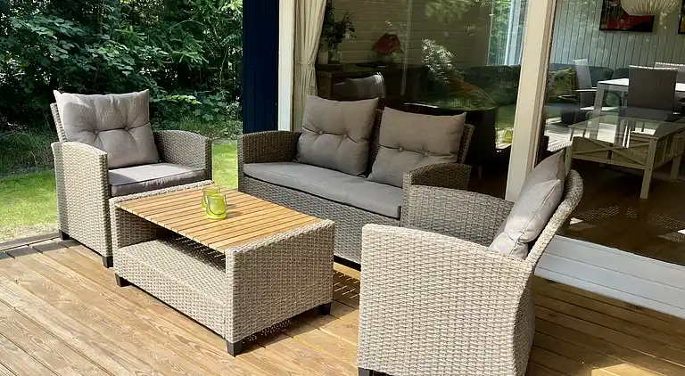 Nyrenoveret sommerhus ved Kvie sø