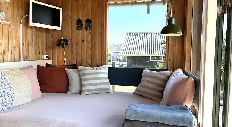 Gemütliches kleines Ferienhaus mit Meerblick