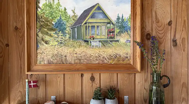 Gemütliches kleines Ferienhaus mit Meerblick