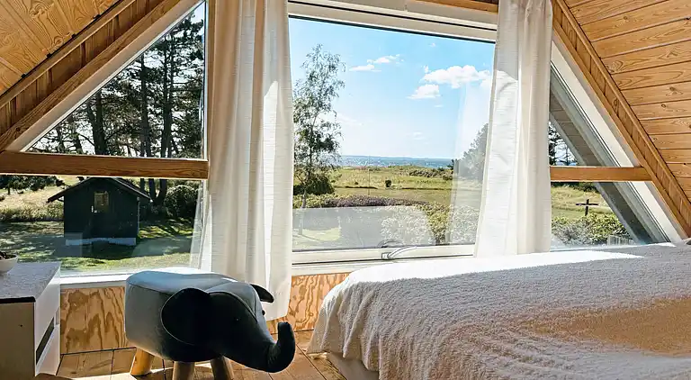 Gemütliches kleines Ferienhaus mit Meerblick